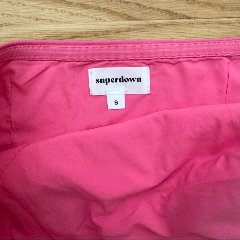 Superdown Hot Pink Cami Asymmetrical Mint - Picture 3 of 3